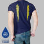 Feuerwehr  Funktions-T-Shirt CARLO, Druck gelb