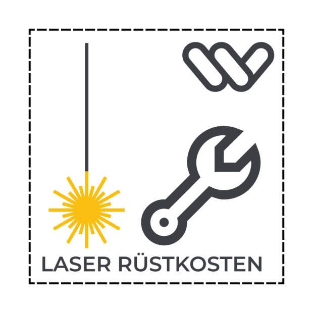 Lasergravur Rüstkosten